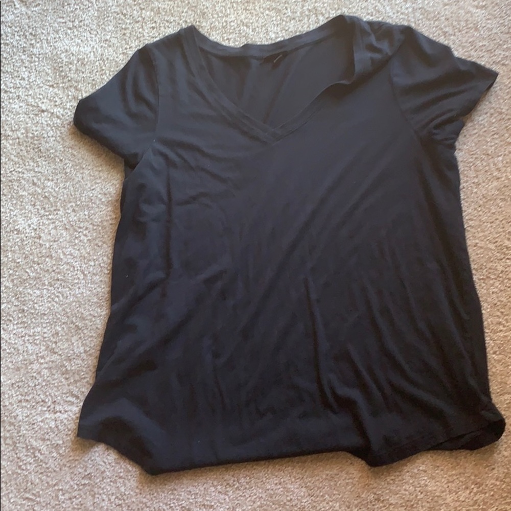 Torrid Black V-Neck Shirt